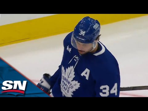 Maple Leafs Auston Matthews Opens Scoring With Their First Shot Of Game