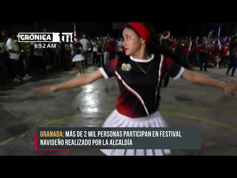 Realizan festival navideño en Nandaime - Nicaragua