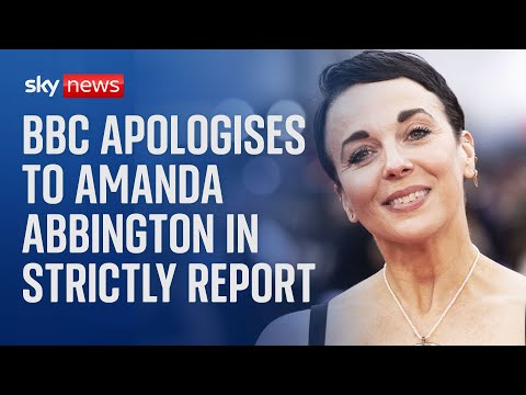 BBC apologises to Amanda Abbington and says 'some' complaints against Giovanni Pernice upheld