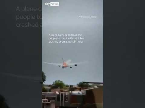 Video shows moment of crash and fireball