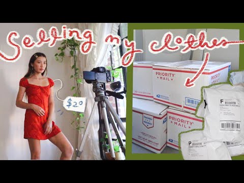 Video: how i sell clothes online 💸 photos, listings, shipping + more