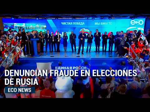 Elecciones legislativas en Rusia. Oposición denuncia fraude | #EcoNews