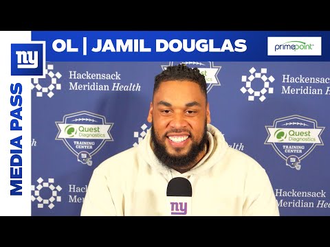 First Interview with Jamil Douglas | New York Giants video clip