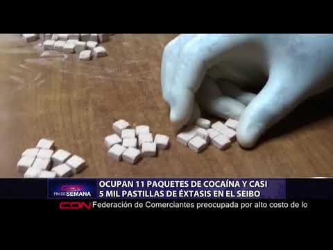 Ocupan 11 paquetes de cocaína y casi 5 mil pastillas de éxtasis en El Seibo