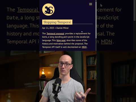 A SINGLE developer shipped Temporal to Firefox