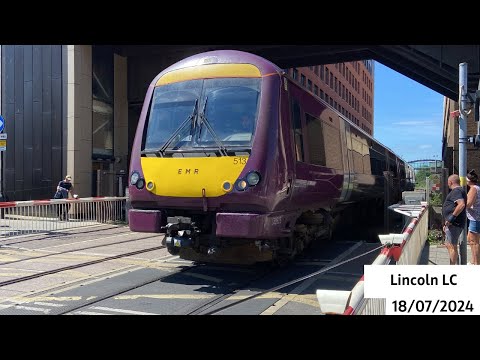 Lincoln High Street Level Crossing (18/07/2024)