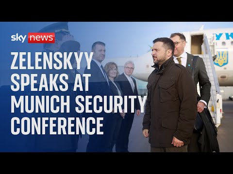 Munich Security Conference: Volodymyr Zelenskyy and Olaf Scholz give a joint news conference