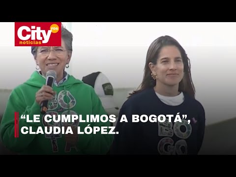La alcaldesa Claudia López rindió cuentas de su administración en el parque El Tunal | CityTv