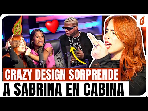 CRAZY DESIGN SORPRENDE A SABRINA ROJAS EN CABINA “DINÁMICA SE SALE DE CONTROL”