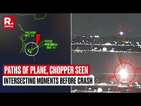 Air Traffic Control Playback Shows Chopper & Plane Drifting Into Each Other’s Path| Washington Crash