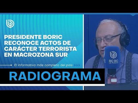 Presidente Boric reconoce actos de carácter terrorista en Macrozona Sur