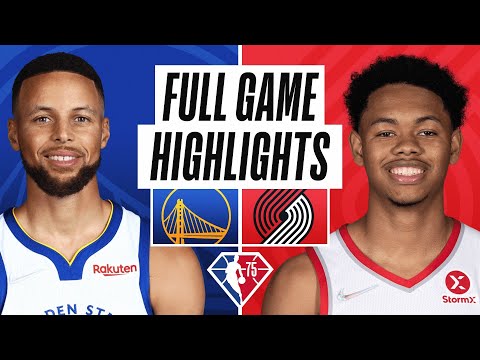 WARRIORS at TRAIL BLAZERS | FULL GAME HIGHLIGHTS | February 24, 2022 video clip