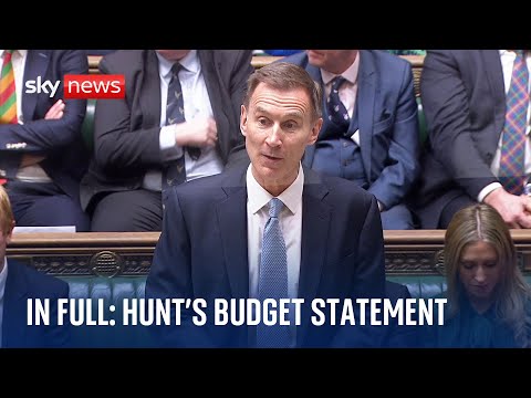 In full: The Chancellor's budget statement
