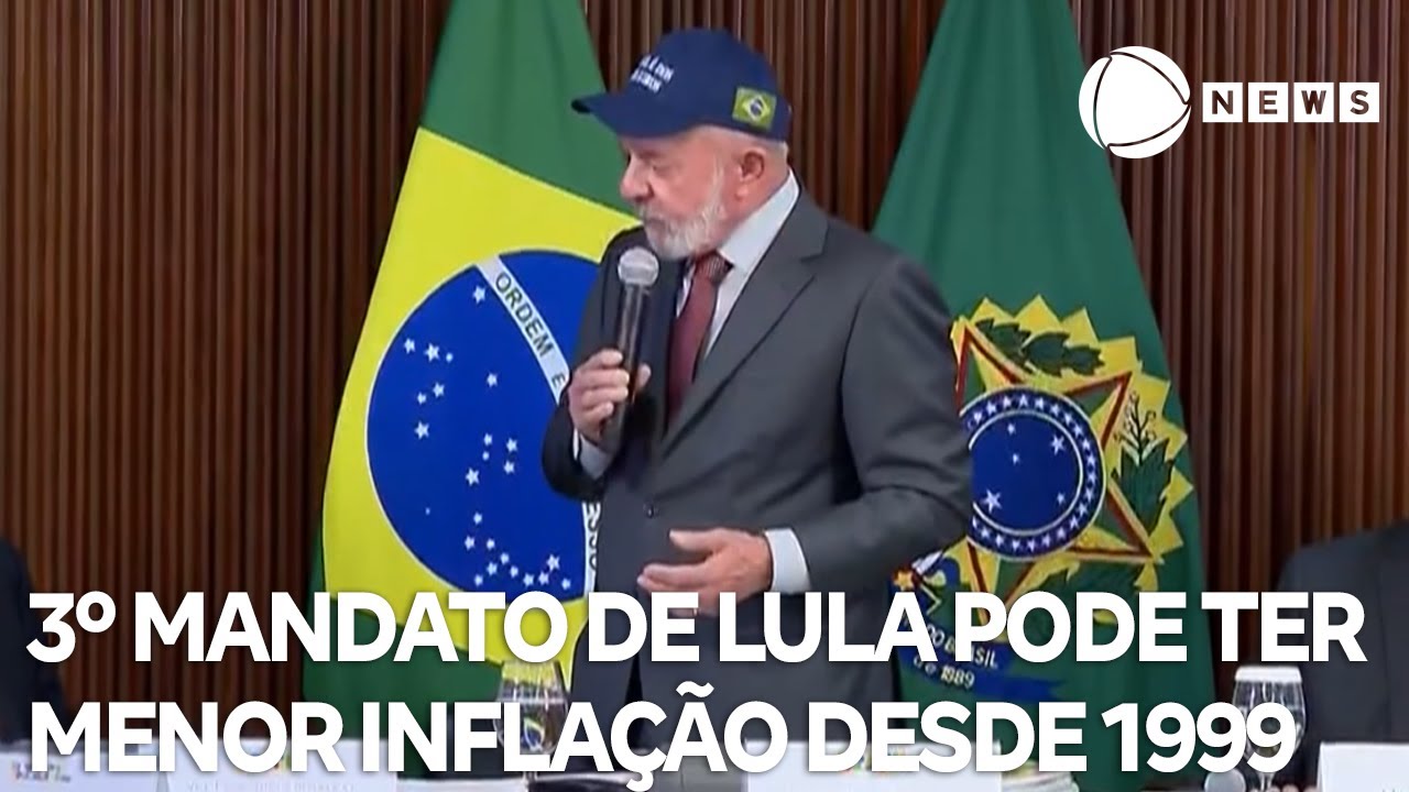 Terceiro mandato de Lula pode ter menor inflação desde 1999
