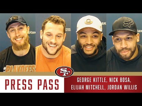 Kittle, Bosa, Mitchell, Willis Talk Camaraderie in the 49ers Locker Room video clip