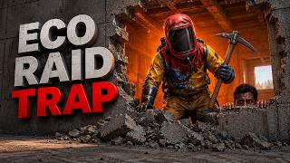 YouTube thumbnail for PrinceVidz's video titled 'I Built an ECO RAID Trap Base in Rust'