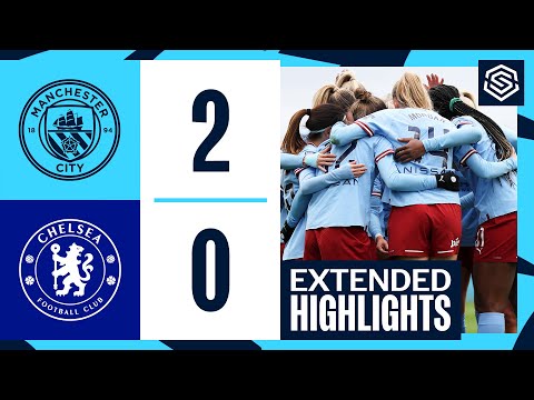 HIGHLIGHTS | Man City 2-0 Chelsea | CITY UP TO SECOND WITH CRUCIAL CHELSEA WIN