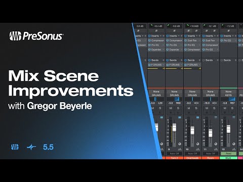 Studio One 5.5 | Mix Scene Improvements