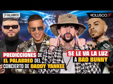 Daddy Yankee deja ver cómo será el montaje de su concierto. Bad Bunny sin luz a mitad de jangueo.