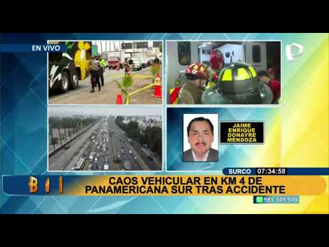 Surco: un muerto y 25 heridos tras choque de bus contra un tráiler (4/5)