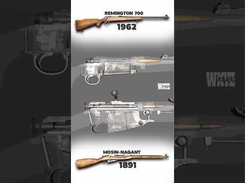 BOLT-ACTION MECHANISM: Remington 700 vs Mosin-Nagant