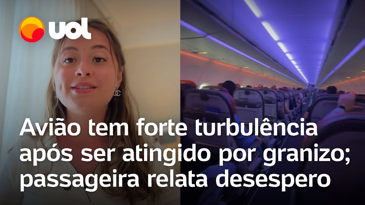 Voo tem turbulência ao ser atingido por granizo após decolagem em SC passageira relata desespero