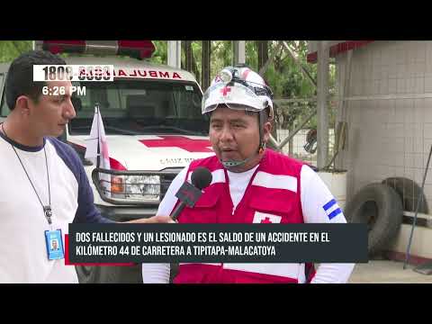 Colisión entre camiones deja saldo de dos muertos y un lesionado en Tipitapa - Nicaragua
