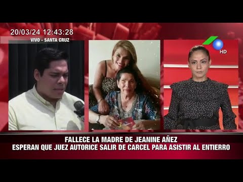 FALLECE LA MADRE DE JEANINE AÑEZ ESPERAN QUE JUEZ AUTORICE SALIR DE CARCEL PARA ASISTIR AL ENTIERRO