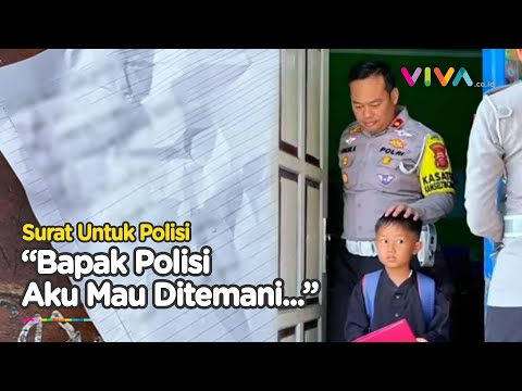 Bikin Mewek! Bocah SD Surati Polisi Minta Hal Ini Gegara Rindu Sosok Ayah