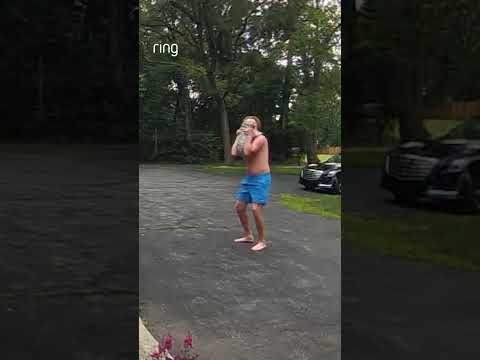 Senior pup Marty couldn't contain his excitement when his owner returned from vacation!