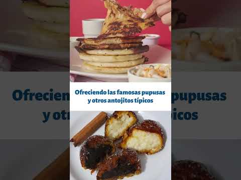 #Shorts |  La comida salvadoreña que deleita el paladar extranjero.