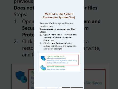 Overwritten your files on Windows 10? Don’t panic. #window10
