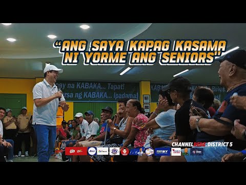 NAPAKASAYA NG MGA SENIORS SA MAYNILA NG MAKASAMA SI YORME ISKO