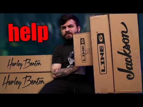 Unboxing Brand New Jackson & Harley Benton Guitars... and more!