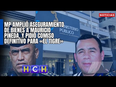 MP amplió aseguramiento de bienes a Mauricio Pineda, y pidió comiso definitivo para «El Tigre»