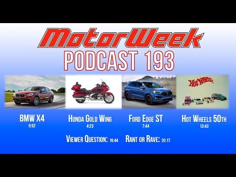 MW Podcast 193: BMW X4, Honda Gold Wing, Ford Edge ST, & Hot Wheels 50th