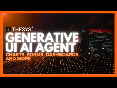 Thesys C1: First-Ever Generative UI API - Build Interactive AI Apps & Agent!