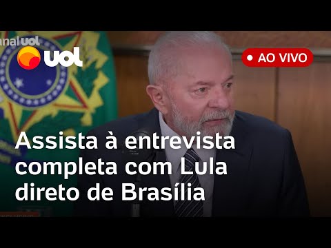 Lula no UOL: Assista à entrevista com o presidente Lula direto de Brasília