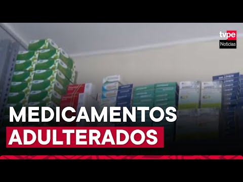Cercado de Lima: PNP incauta medicinas adulteradas y vencidas