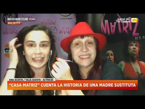 Casa Matriz: Las protagonistas Ana Acosta y su hija Talia Acosta en Hoy Nos Toca