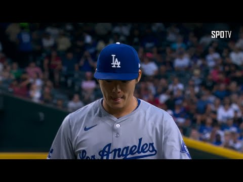 [MLB] LA 다저스 vs 애리조나 야마모토 주요장면 (05.02)