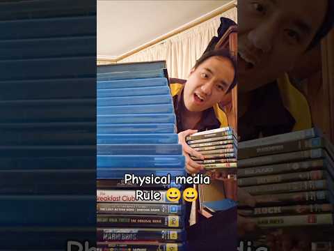 Physical media rule 😀 #shorts #physicalmedia #bluray