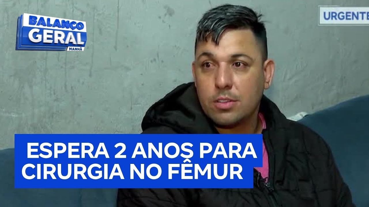 Motoboy espera há dois anos para realizar cirurgia no fêmur em São Paulo  TV Online Motoboy espera há dois anos para realizar cirurgia no fêmur em São Paulo