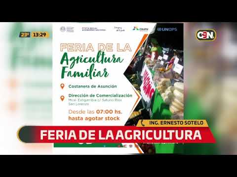 Feria de la Agricultura en la Costanera de Asunción