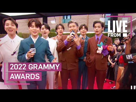 BTS Share Their DREAM Collaboration at Grammys 2022 | E! Red Carpet & Award Shows