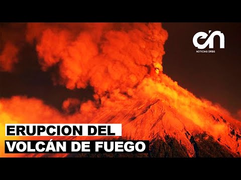 Entra en erupción el volcán de fuego - 5 de mayo del 2023