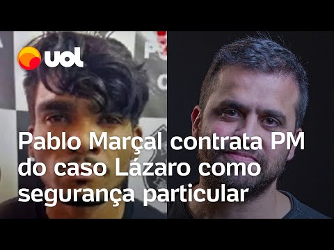 Pablo Marçal diz que contratou PM do caso Lázaro como segurança particular: 'Não vou retroceder'