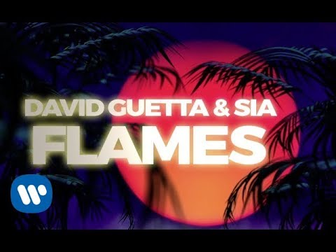 David Guetta & Sia - Flames (Lyric Video)