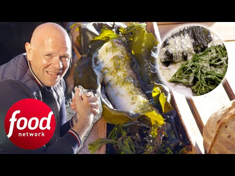 Tom Makes A Nori Steamed Fish In A Beurre Blanc Sauce | Tom Kerridge's American Feast