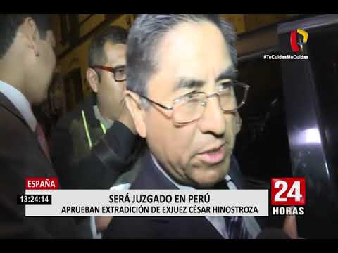 César Hinostroza: España aprobó extradición del exjuez supremo al Perú